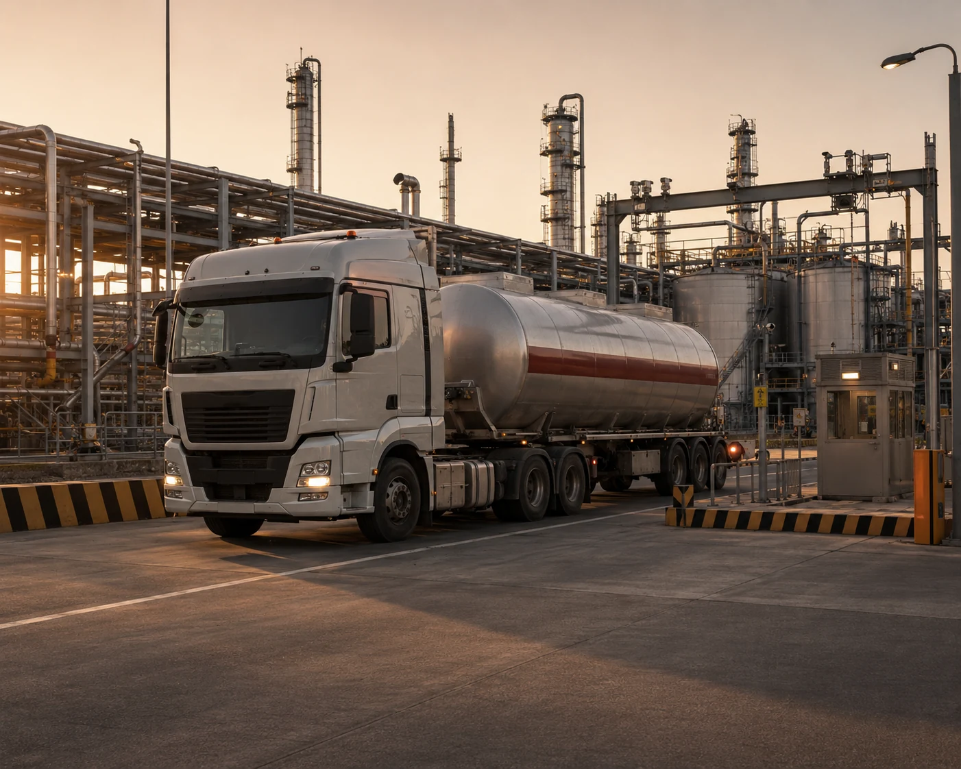 FTOS tanker dispatch at an industrial facility.